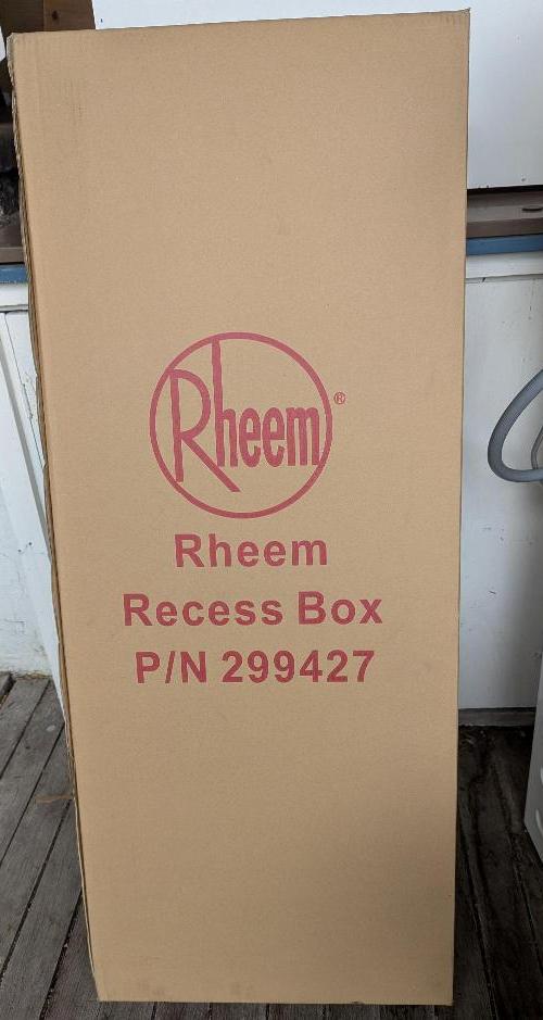 Rheem Recess Box for 12-26L/min models Water Heater